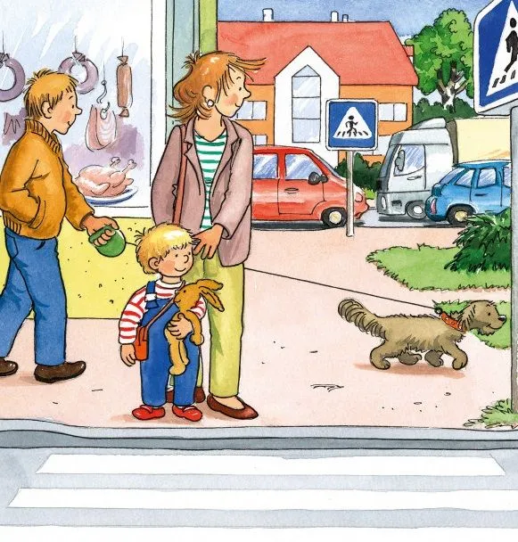Jakob uchit pravila dorozhnogo dvizheniya | Sandra Grimm