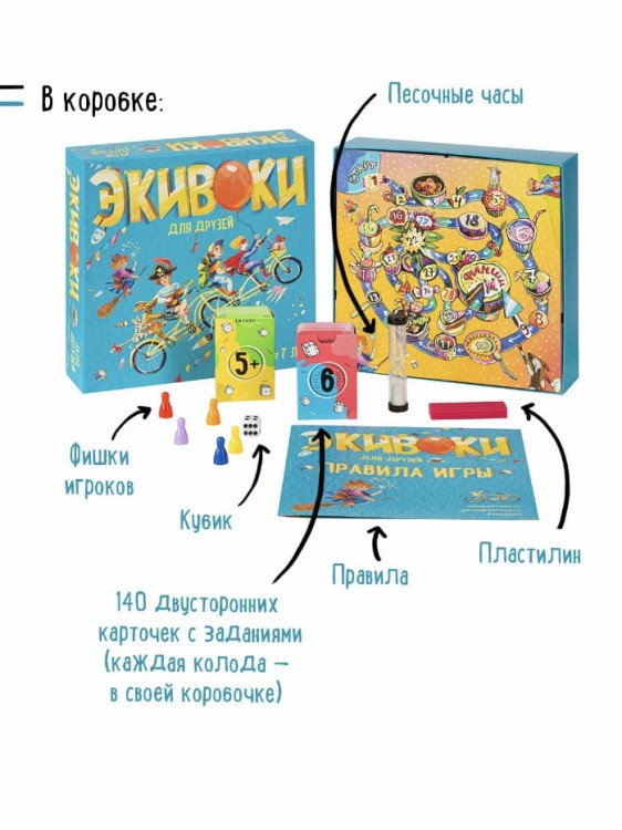 Настольная игра. Экивоки. Для друзей | 7+